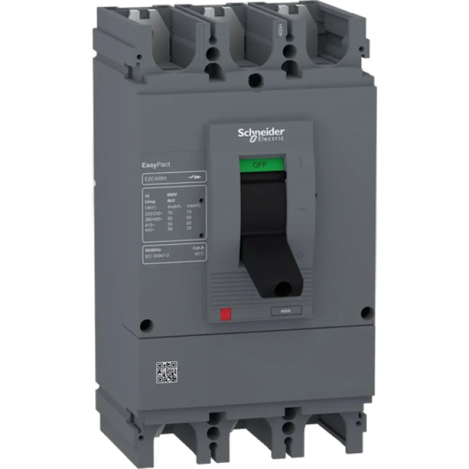 Выключатель в литом корпусе SCHNEIDER ELECTRIC EasyPact серый пластик CVS250F