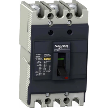 Выключатель в литом корпусе SCHNEIDER ELECTRIC EasyPact EZC100H серый 1,35