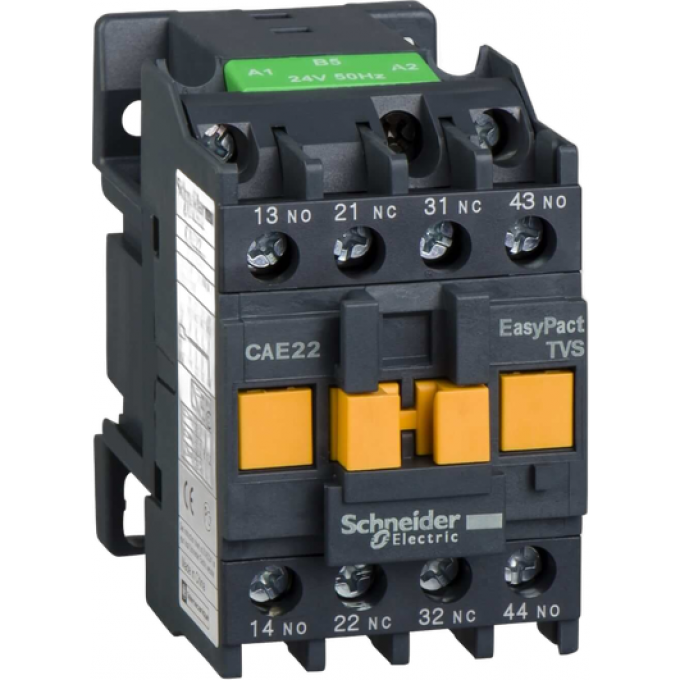 Контактор SCHNEIDER ELECTRIC EasyPact TVS (4-полюсной) 0,37 84 мм LC1E12004