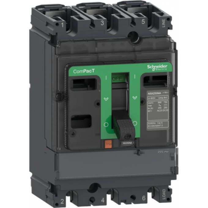 Выключатель в литом корпусе SCHNEIDER ELECTRIC ComPact NSX / NSXm черный 2,4 LV431633